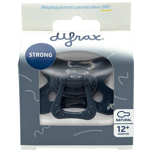 Difrax speen zwart 12 maanden+