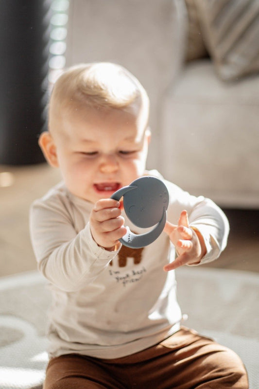 Label label silicone teethring moon