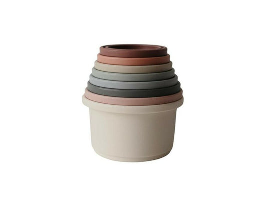 Mushie stacking cups