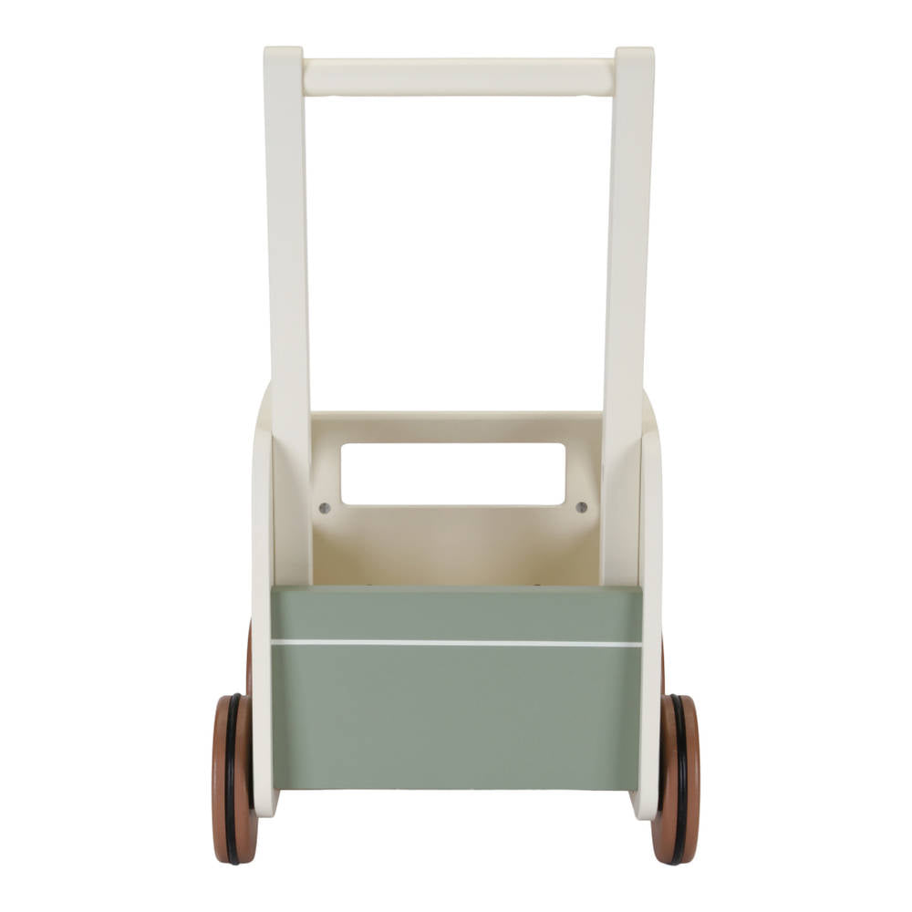 Vintage loopwagen Little Dutch - groen