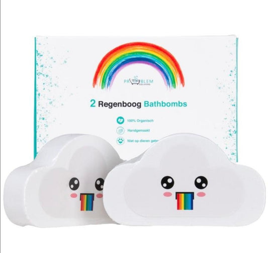 2 Regenboog Bathbombs
