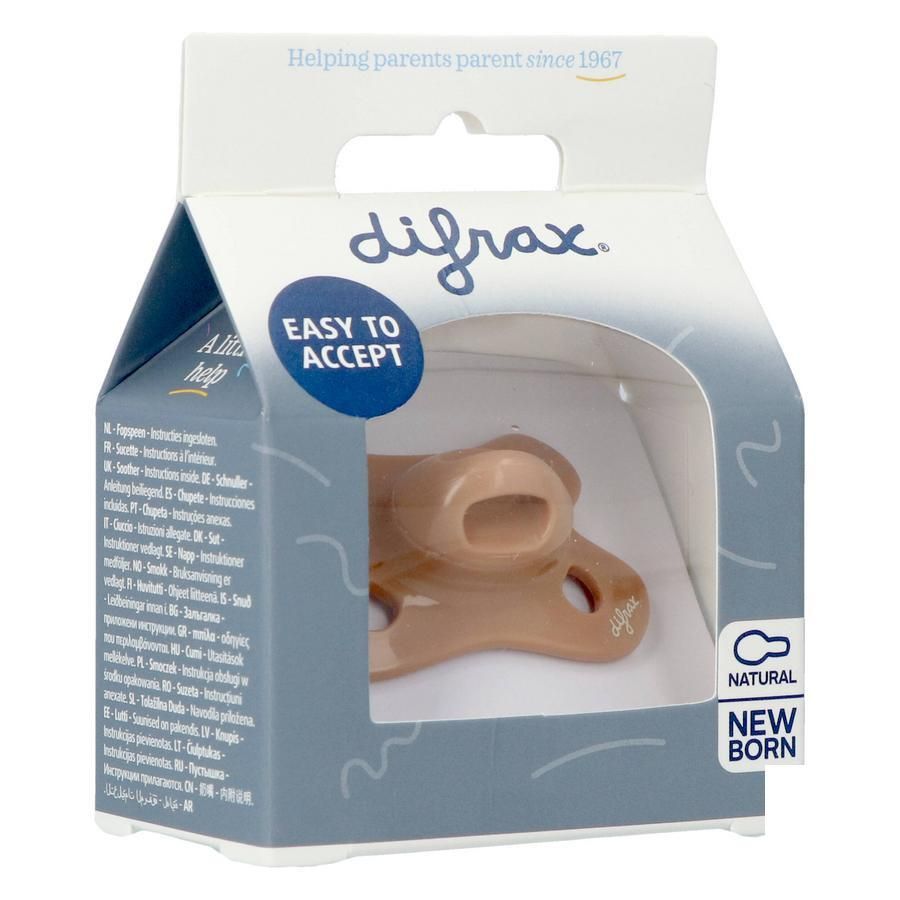 Difrax speen uni caramel newborn