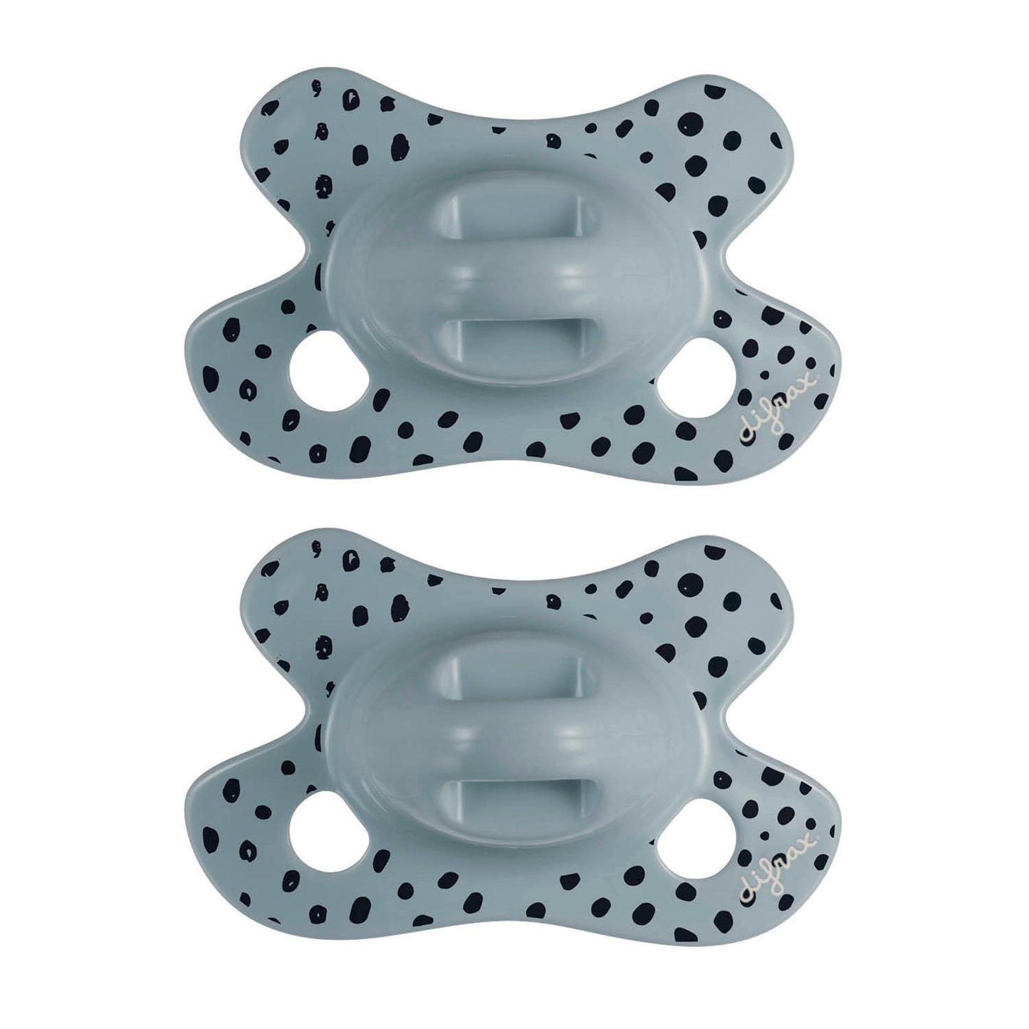Difrax natural newborn grijs 2 stuks