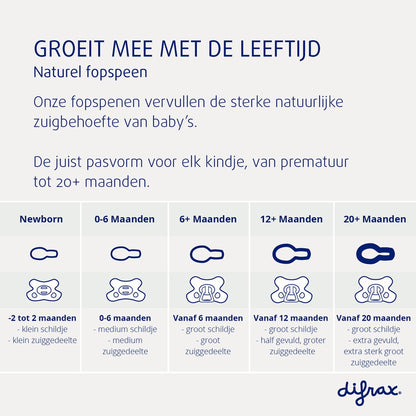 Difrax glow in the dark 6+ maanden