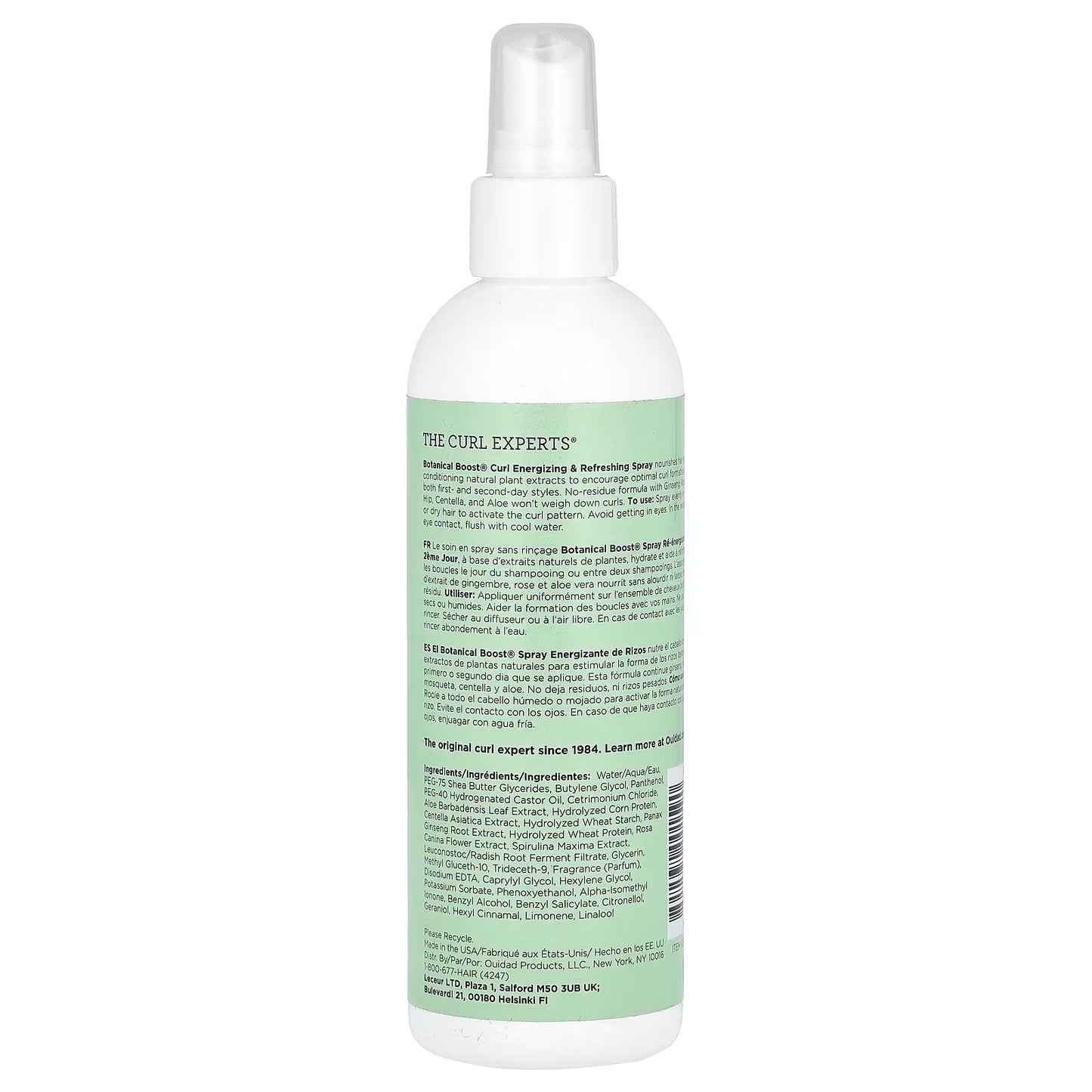 Ouidad botanical boost - krul-oppeppende spray