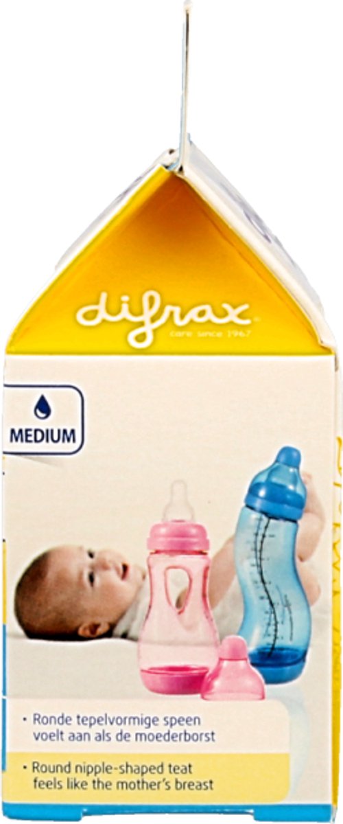 Difrax medium spenen voor fles