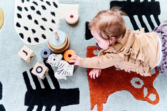 100% natural rubber toy Zippy the Zebra - bad- en bijtspeeltje