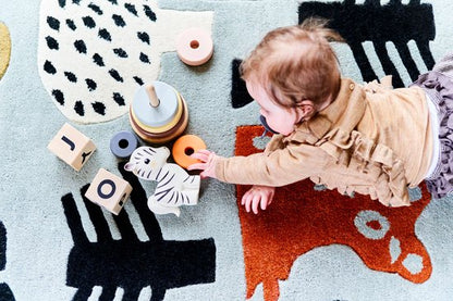 100% natural rubber toy Zippy the Zebra - bad- en bijtspeeltje
