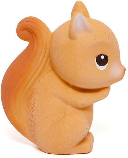100% natural rubber toy Silas the Squirrel - bad- en bijtspeeltje