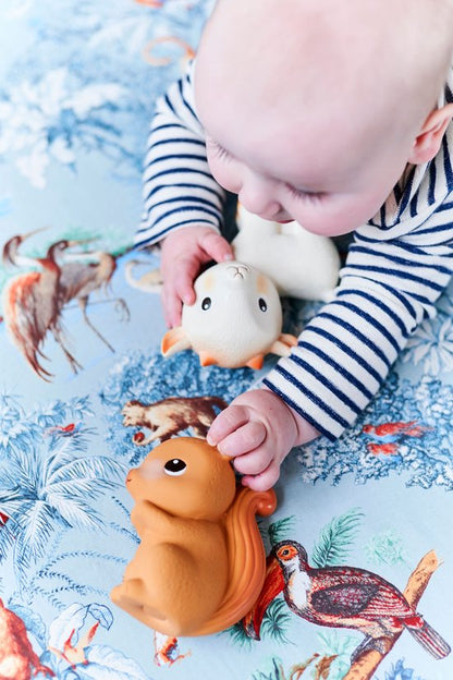 100% natural rubber toy George the Goat - bad- en badspeeltje