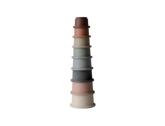 Mushie stacking cups