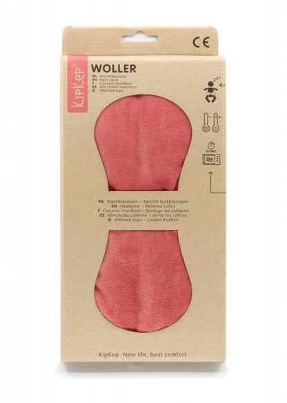 Kipkep woller warmtekussen rose