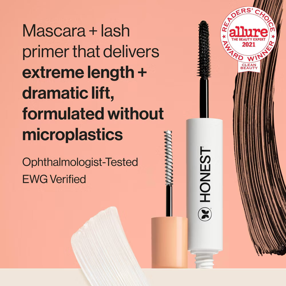 Honest Beauty Extreme Length 2-in-1 Mascara and Lash Primer with Jojoba Esters