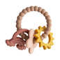 Mushie nature teeting ring