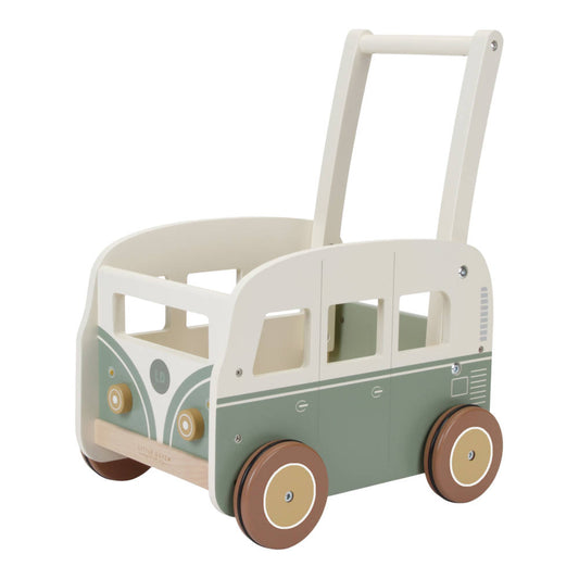 Vintage loopwagen Little Dutch - groen