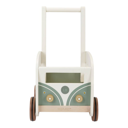 Vintage loopwagen Little Dutch - groen