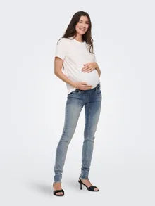 OLMBLUSH Mid waist Skinny fit Jeans | Midden blauw | Only