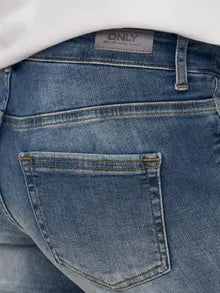OLMBLUSH Mid waist Skinny fit Jeans | Midden blauw | Only