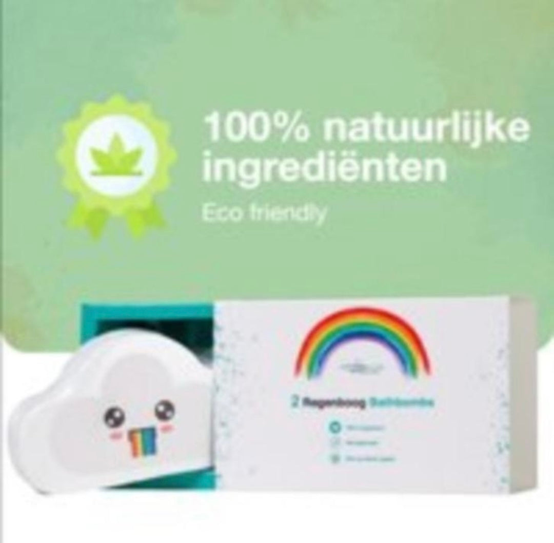 2 Regenboog Bathbombs
