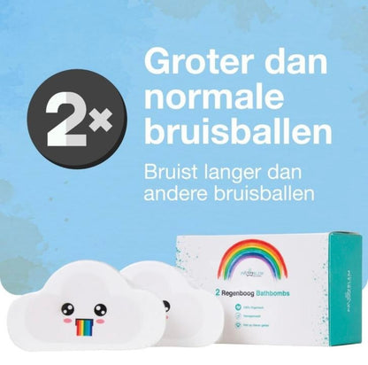 2 Regenboog Bathbombs