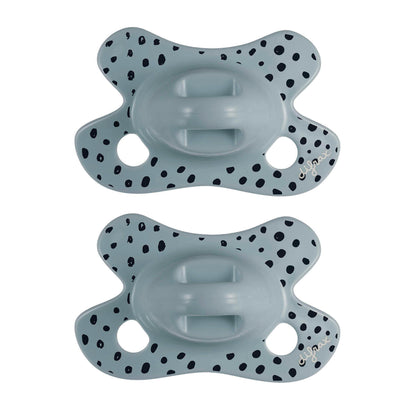 Difrax natural newborn grijs 2 stuks
