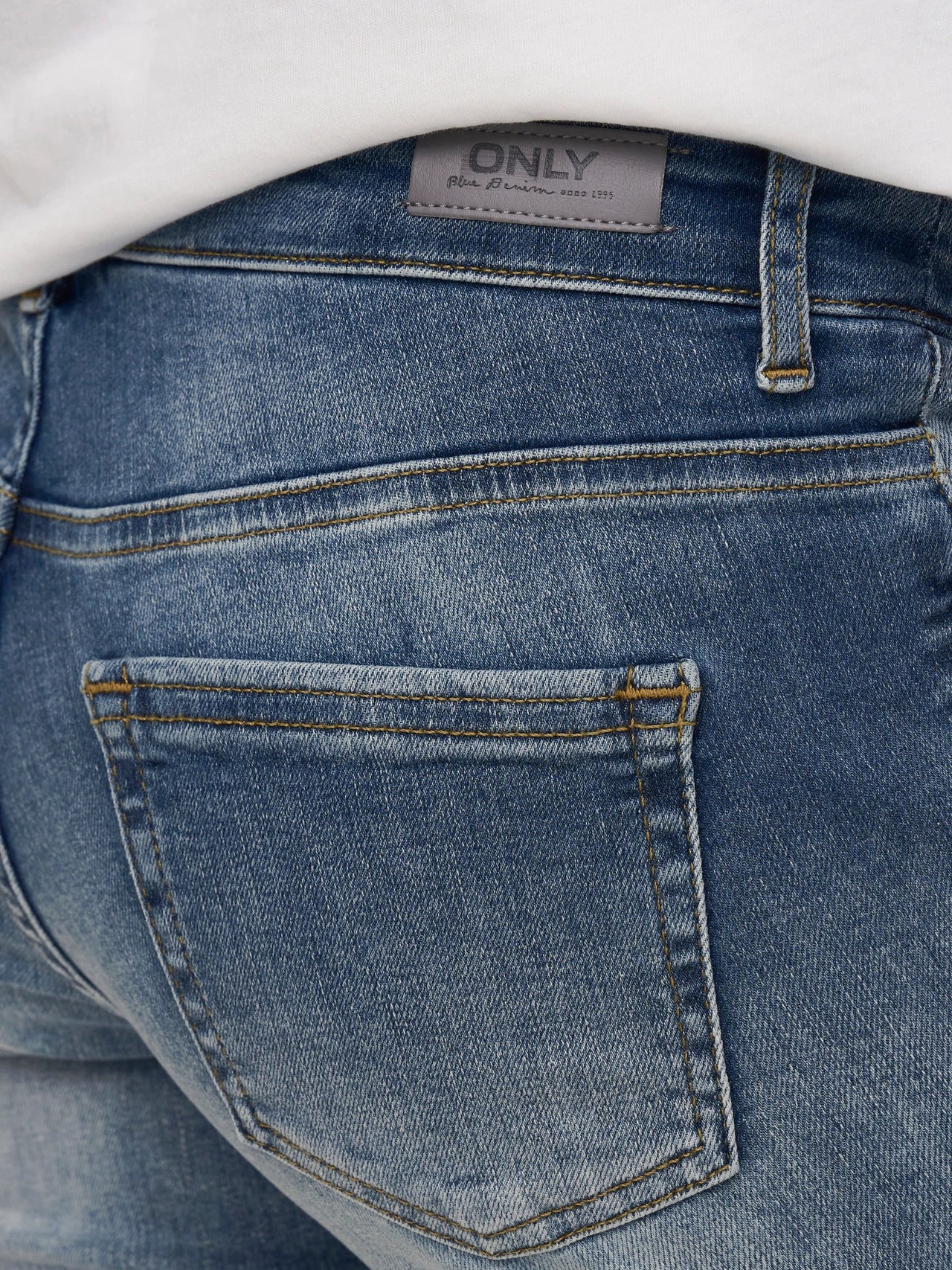 OLMBLUSH Mid waist Skinny fit Jeans | Midden blauw | Only