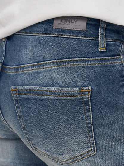 OLMBLUSH Mid waist Skinny fit Jeans | Midden blauw | Only