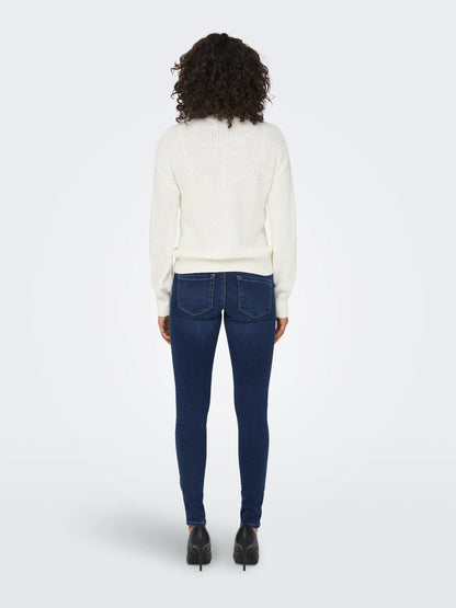 OLMROYAL Skinny fit Jeans | Donker blauw | Only
