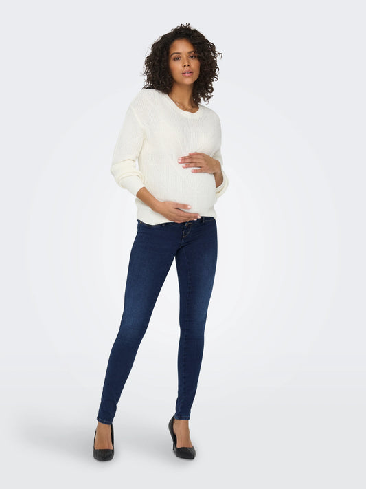OLMROYAL Skinny fit Jeans | Donker blauw | Only